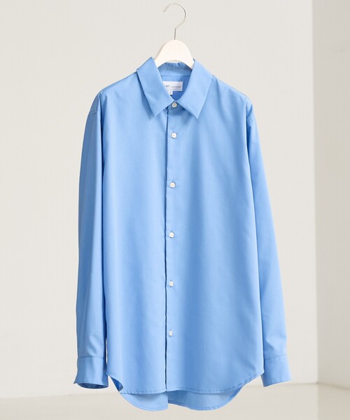 ABAHOUSE GRAY(アバハウスグレイ)の「TR レギュラーカラー シャツ(シャツ/ブラウス・メンズ・ブラック/ベージュ/ブラウン/ブルー/ホワイト・48/50/46)」の1枚目の写真