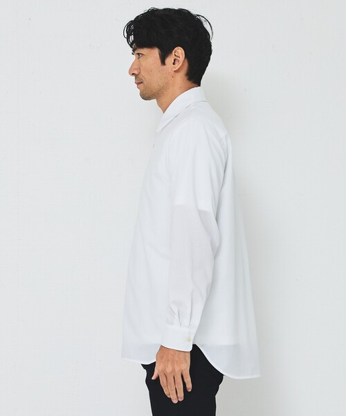 ABAHOUSE GRAY(アバハウスグレイ)の「TR レギュラーカラー シャツ(シャツ/ブラウス・メンズ・ブラック/ベージュ/ブラウン/ブルー/ホワイト・48/50/46)」の7枚目の写真