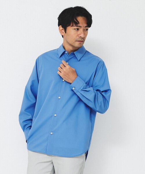 ABAHOUSE GRAY(アバハウスグレイ)の「TR レギュラーカラー シャツ(シャツ/ブラウス・メンズ・ブラック/ベージュ/ブラウン/ブルー/ホワイト・48/50/46)」の22枚目の写真