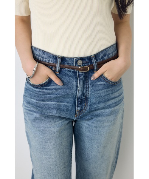 AZUL by moussy(アズールバイマウジー)の「ナローベルト(ベルト・レディース・ブラック/ブラウン・FREE)」の13枚目の写真