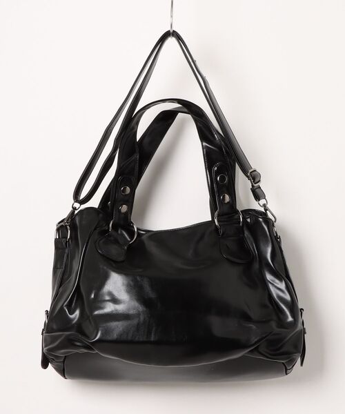 apres jour(アプレジュール)の「【apresjour ×ARIAZ】スクエアショルダーバッグ(ハンドバッグ・レディース・ダークブラウン/ブラック・FREE)」の6枚目の写真