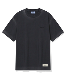 ヴィンテージエッセンシャルダイング半袖Tシャツ（チャコール）