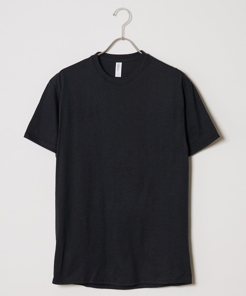 JERZEES(ジャージーズ)の「【JERZEES】 5.4oz DRI-POWER short-sleeve Tee(Tシャツ/カットソー・メンズ・ホワイト/ブラック・S)」の2枚目の写真