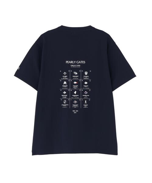 PEARLY GATES(パーリーゲイツ)の「カノコストレッチ半袖Tシャツ(Tシャツ/カットソー・メンズ・ネイビー・MEDIUM/LARGE/X-LARGE)」の2枚目の写真