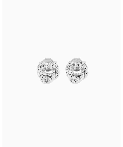 EMPORIO ARMANI(エンポリオアルマーニ)の「【エンポリオ アルマーニ】ピアス シルバートーンブラス(ピアス(片耳用)・レディース・その他1・FREE)」の2枚目の写真