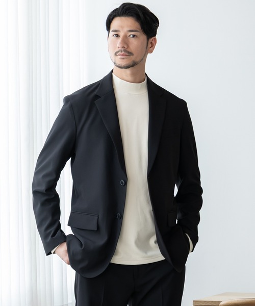 BTZ TOKYO(ビーティーゼットトウキョウ)の「【KAITEKI】暖か起毛ストレッチ モックネック長袖Tシャツ(Tシャツ/カットソー・メンズ・ネイビー/ブラック/チャコールグレー/オフホワイト・LL/S/M/3L/L)」の11枚目の写真