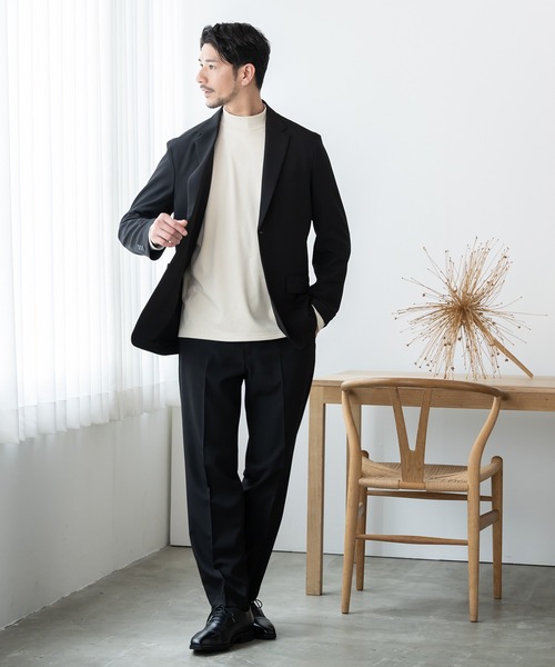 BTZ TOKYO(ビーティーゼットトウキョウ)の「【KAITEKI】暖か起毛ストレッチ モックネック長袖Tシャツ(Tシャツ/カットソー・メンズ・ネイビー/ブラック/チャコールグレー/オフホワイト・LL/S/M/3L/L)」の12枚目の写真