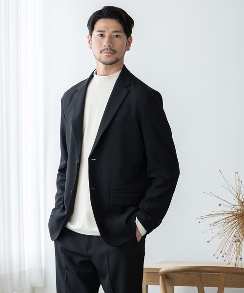 BTZ TOKYO(ビーティーゼットトウキョウ)の「【KAITEKI】暖か起毛ストレッチ モックネック長袖Tシャツ(Tシャツ/カットソー・メンズ・ネイビー/ブラック/チャコールグレー/オフホワイト・LL/S/M/3L/L)」の13枚目の写真