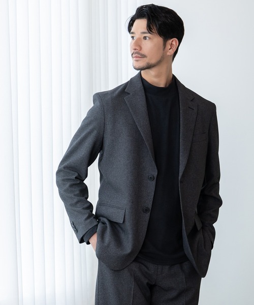 BTZ TOKYO(ビーティーゼットトウキョウ)の「【KAITEKI】暖か起毛ストレッチ モックネック長袖Tシャツ(Tシャツ/カットソー・メンズ・ネイビー/ブラック/チャコールグレー/オフホワイト・LL/S/M/3L/L)」の21枚目の写真