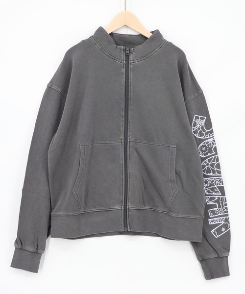 ScoLar(スカラー)の「163624:スカラーピース柄 ピグメント染めカーディガン(Tシャツ/カットソー・レディース・チャコールグレー/ネイビー/ブラウン・M)」の13枚目の写真