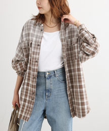 JANE SMITH/ジェーンスミス COTTON FLANNEL OVERSIZED SHIRT シャツ