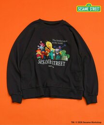 SESAME STREET（セサミストリート）の「【リンク】SESAME STREET フォトアートトレーナー（スウェット）」