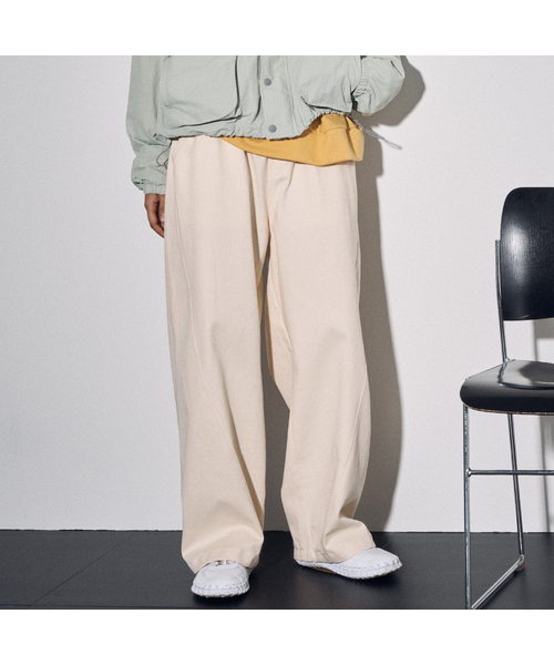 TY(ティワイ)の「ウィメンズTYカーブパンツ、2カラー(その他パンツ・レディース・チャコールグレー/Cream・MEDIUM/LARGE/X-LARGE)」の1枚目の写真