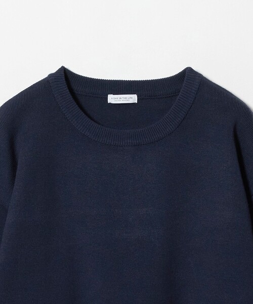 A DAY IN THE LIFE UNITED ARROWS（アデイインザライフユナイテッドアローズ）の「レイヤードスリーブ クルーネックニット ‐ウォッシャブル‐＜A DAY IN THE LIFE＞（ニット/セーター・レディース・グレー系/ネイビー/ブラック/ダークブラウン・FREE）」の6枚目の写真