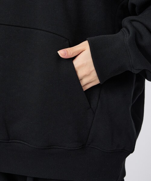 +phenix(プラスフェニックス)の「【+phenix / プラスフェニックス】CVC HALF-ZIP SWEATSHIRT / CVCハーフジップスウェット(POO-26072)(スウェット・メンズ・ブラック/グレー・M/L)」の15枚目の写真