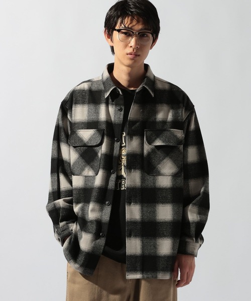 niko and...(ニコアンド)の「ヘビーネルチェックシャツ(シャツ/ブラウス・メンズ・レッド/ブラウン/ブラック・LARGE/MEDIUM)」の4枚目の写真