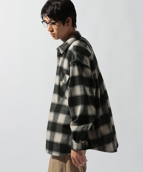 niko and...(ニコアンド)の「ヘビーネルチェックシャツ(シャツ/ブラウス・メンズ・レッド/ブラウン/ブラック・LARGE/MEDIUM)」の5枚目の写真
