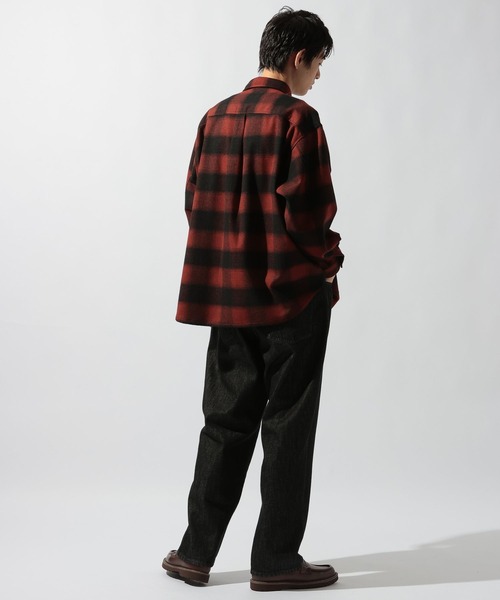 niko and...(ニコアンド)の「ヘビーネルチェックシャツ(シャツ/ブラウス・メンズ・レッド/ブラウン/ブラック・LARGE/MEDIUM)」の11枚目の写真