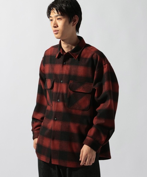 niko and...(ニコアンド)の「ヘビーネルチェックシャツ(シャツ/ブラウス・メンズ・レッド/ブラウン/ブラック・LARGE/MEDIUM)」の13枚目の写真