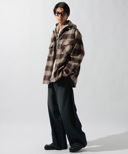 niko and...(ニコアンド)の「ヘビーネルチェックシャツ(シャツ/ブラウス・メンズ・レッド/ブラウン/ブラック・LARGE/MEDIUM)」の6枚目の写真