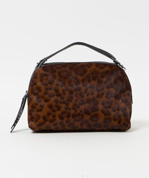 <GIANNI CHIARINI>ALIFA レオパード バッグ M