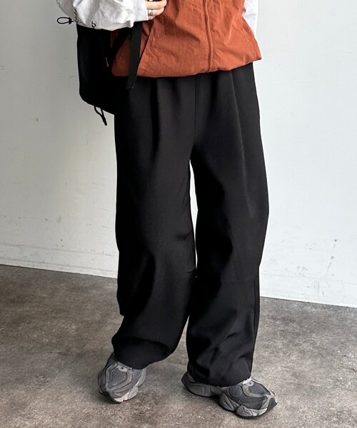 CPCM（シーピーシーエム）の「ニータックイージーパンツ（スラックス・レディース・ネイビー/ブラック・SMALL/MEDIUM/LARGE）」の20枚目の写真