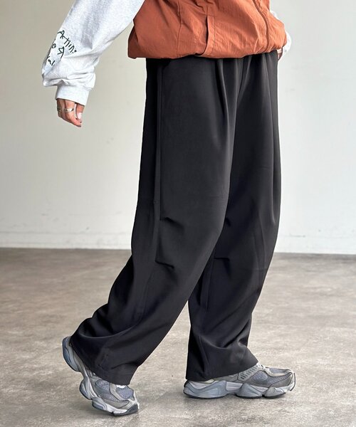 CPCM（シーピーシーエム）の「ニータックイージーパンツ（スラックス・レディース・ネイビー/ブラック・SMALL/MEDIUM/LARGE）」の18枚目の写真