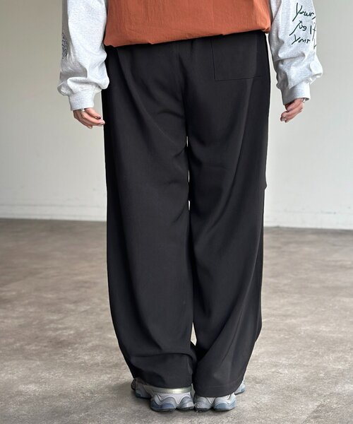 CPCM（シーピーシーエム）の「ニータックイージーパンツ（スラックス・レディース・ネイビー/ブラック・SMALL/MEDIUM/LARGE）」の15枚目の写真