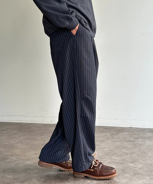 CPCM（シーピーシーエム）の「ニータックイージーパンツ（スラックス・レディース・ネイビー/ブラック・SMALL/MEDIUM/LARGE）」の13枚目の写真