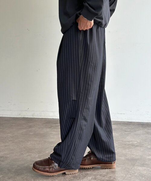 CPCM（シーピーシーエム）の「ニータックイージーパンツ（スラックス・レディース・ネイビー/ブラック・SMALL/MEDIUM/LARGE）」の11枚目の写真