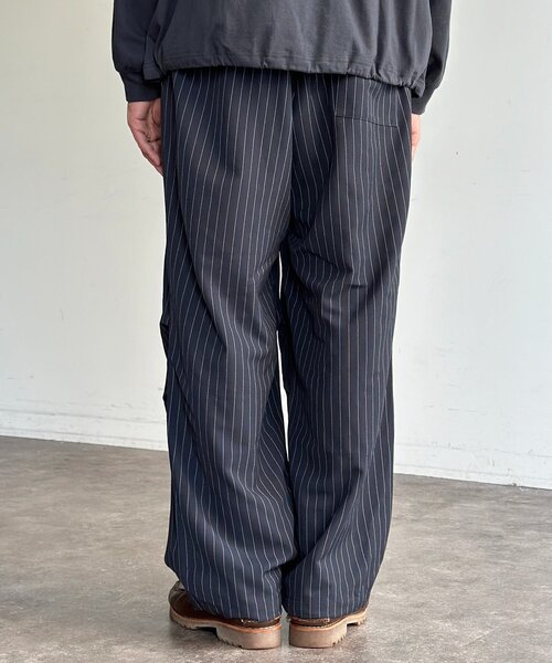 CPCM（シーピーシーエム）の「ニータックイージーパンツ（スラックス・レディース・ネイビー/ブラック・SMALL/MEDIUM/LARGE）」の9枚目の写真
