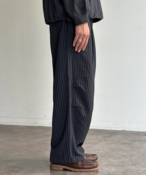 CPCM（シーピーシーエム）の「ニータックイージーパンツ（スラックス・レディース・ネイビー/ブラック・SMALL/MEDIUM/LARGE）」の8枚目の写真