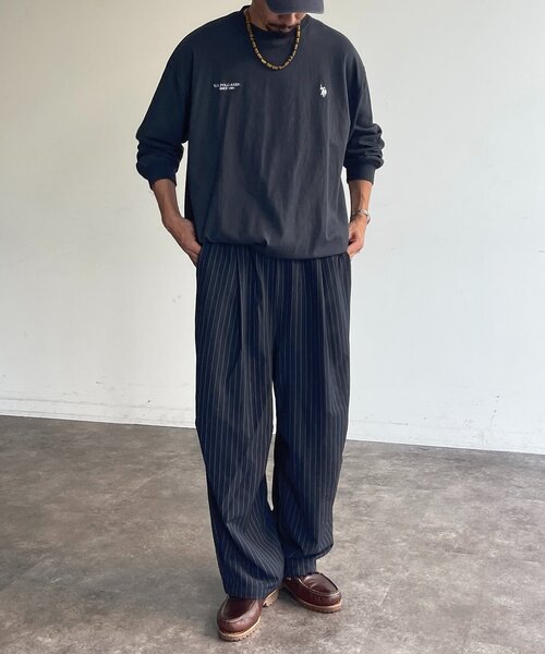 CPCM（シーピーシーエム）の「ニータックイージーパンツ（スラックス・レディース・ネイビー/ブラック・SMALL/MEDIUM/LARGE）」の7枚目の写真