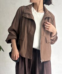 フラップポケットブルゾン