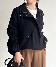 フラップポケットブルゾン