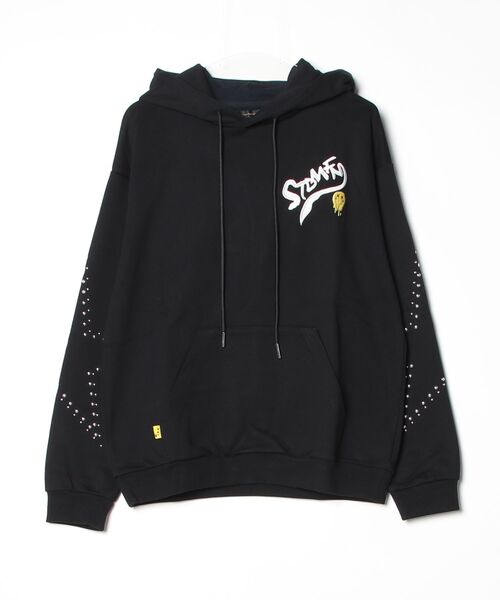 ROYAL FLASH(ロイヤルフラッシュ)の「STUD MUFFIN/スタッドマフィン/ビッグスターパーカー(パーカー・メンズ・ブラック・3/4/2)」の1枚目の写真