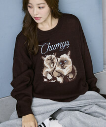 PUBLUX/パブリュクス Chummys CAT アニマル ニット 限定展開