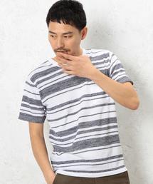 green label relaxing | BC CREPE BORDER S/S ① Tシャツ(Tシャツ/カットソー)