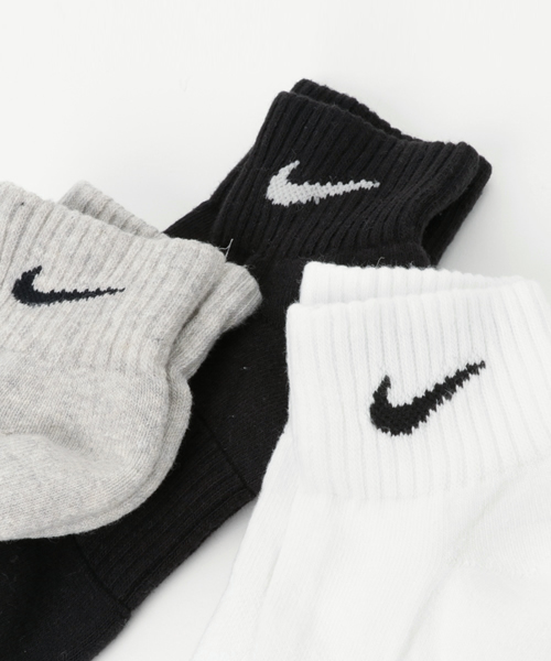 NIKE（ナイキ）の「WEGO/【3点セット】NIKE ソックス（ソックス/靴下・レディース・ホワイト/ブラック/その他・SMALL）」の4枚目の写真