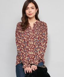 VIS | 花柄プリントシャーリングブラウス(シャツ/ブラウス)