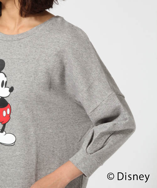 GLOBAL WORK（グローバルワーク）の「ディズニースウェットWomen/740872（スウェット・レディース・グレー/ネイビー・MEDIUM/LARGE）」の7枚目の写真
