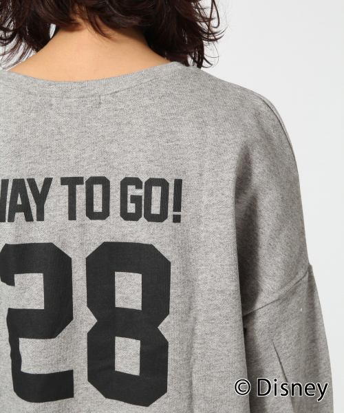GLOBAL WORK（グローバルワーク）の「ディズニースウェットWomen/740872（スウェット・レディース・グレー/ネイビー・MEDIUM/LARGE）」の10枚目の写真