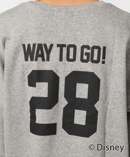 GLOBAL WORK（グローバルワーク）の「ディズニースウェットWomen/740872（スウェット・レディース・グレー/ネイビー・MEDIUM/LARGE）」の12枚目の写真