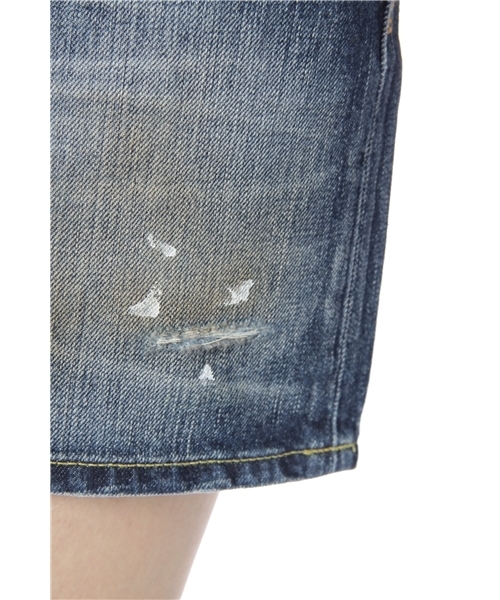 earth music&ecology（アースミュージックアンドエコロジー）の「Damage Denim/SK（デニムスカート・レディース・ライトインディゴブルー/インディゴブルー・SMALL/MEDIUM/LARGE）」の9枚目の写真