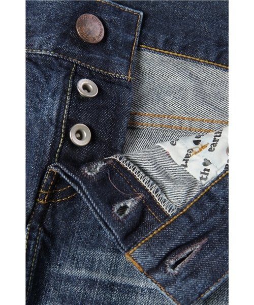earth music&ecology（アースミュージックアンドエコロジー）の「Damage Denim/SK（デニムスカート・レディース・ライトインディゴブルー/インディゴブルー・SMALL/MEDIUM/LARGE）」の10枚目の写真