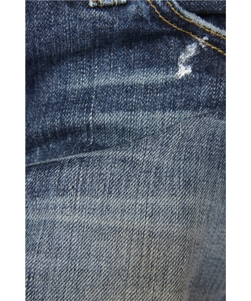 earth music&ecology（アースミュージックアンドエコロジー）の「Damage Denim/SK（デニムスカート・レディース・ライトインディゴブルー/インディゴブルー・SMALL/MEDIUM/LARGE）」の11枚目の写真