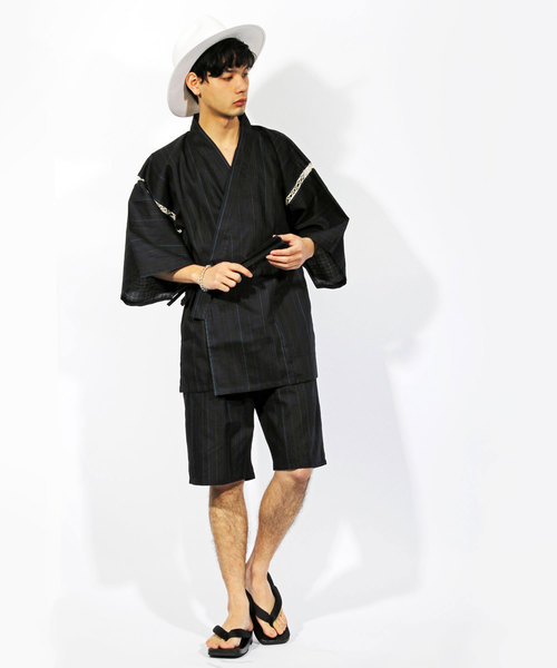 【甚八】 8(eight)（エイト）の「甚平 ショートパンツ セットアップ（浴衣