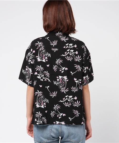 RODEO CROWNS WIDE BOWL（ロデオクラウンズワイドボウル）の「MALIA ALOHA シャツ（シャツ/ブラウス・レディース・ブラック系その他/ピンク系その他・FREE）」の10枚目の写真