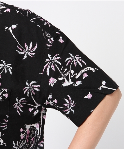 RODEO CROWNS WIDE BOWL（ロデオクラウンズワイドボウル）の「MALIA ALOHA シャツ（シャツ/ブラウス・レディース・ブラック系その他/ピンク系その他・FREE）」の12枚目の写真