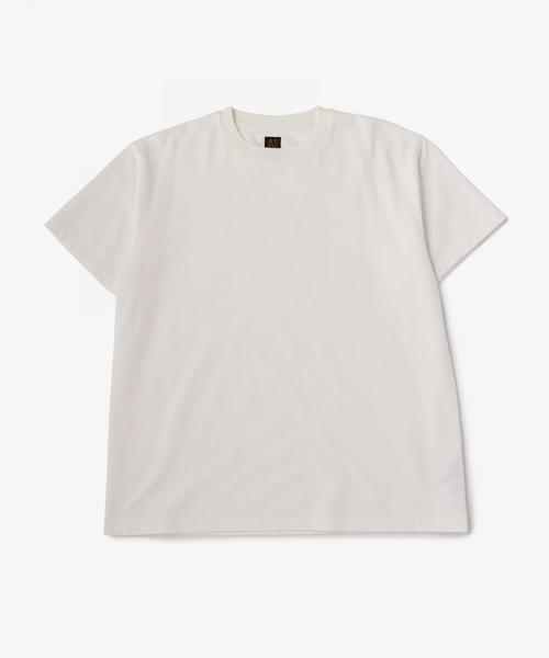 BATONER（バトナー）の「＜BATONER(バトナー)＞ URAKE CREW TEE（Tシャツ/カットソー・メンズ・ホワイト/オリーブ/ネイビー・1/2）」の2枚目の写真